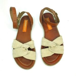 Rocket Dog Fabric Leather Sole Sandals B360